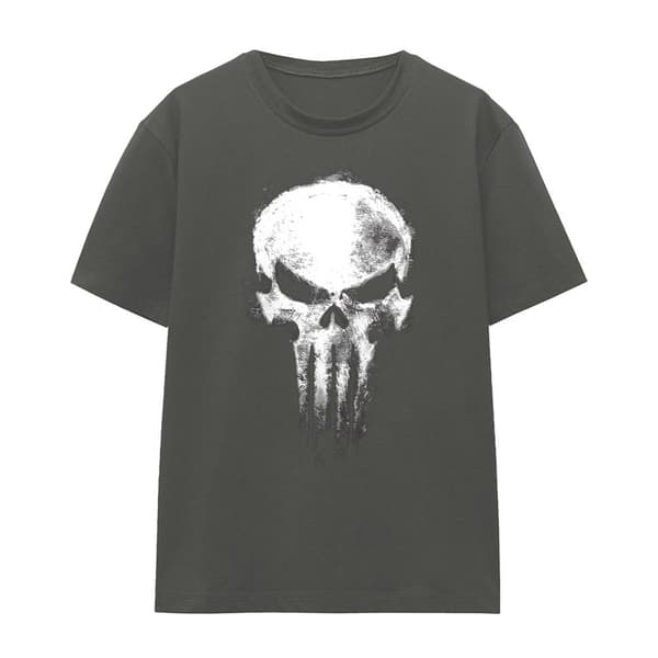 Daredevil Dam/Dam Born Again Punisher Skull T-shirt M Ljusgrå Light Graphite M