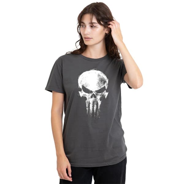 Daredevil Dam/Dam Born Again Punisher Skull T-Shirt S Ljus Light Graphite S