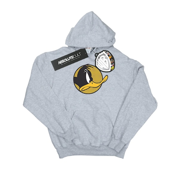 Looney Tunes Pojkar Daffy Duck Prickig Profil Hoodie 12-13 År Sports Grey 12-13 Years
