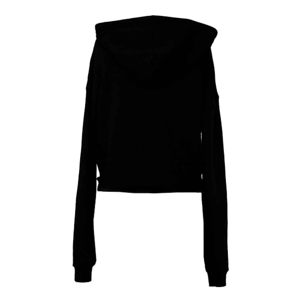 Bella + Canvas Damklippt Hoodie M Svart Black M