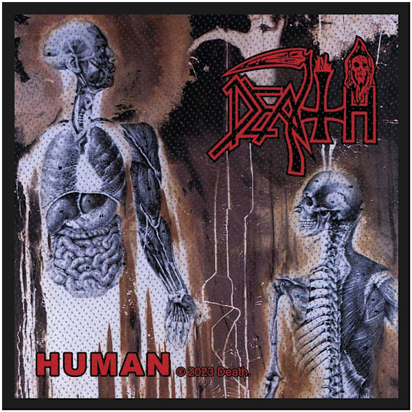 Death Human Sy-på Vävda Patch En Storlek Flerfärgad Multicoloured One Size