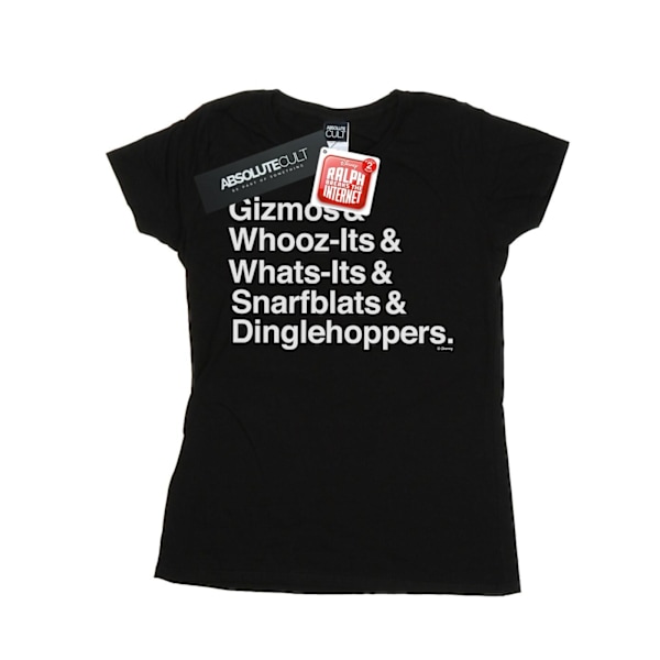 Disney Dam/Kvinnor Wreck It Ralph Ariel´s Skjorta Bomull T-Shir Black M