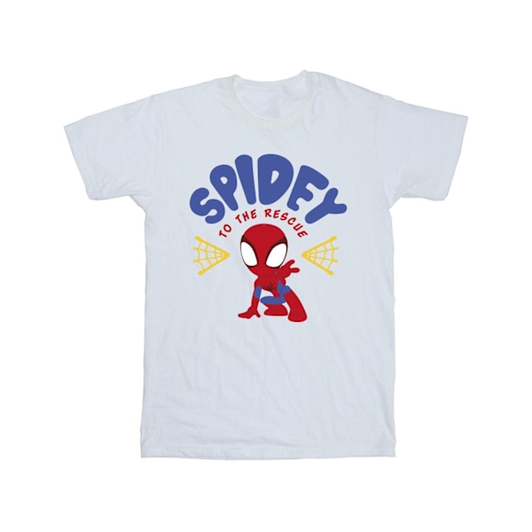 Marvel Girls Spidey And His Amazing Friends Rescue Bomull T-shirt White 9-11 Years