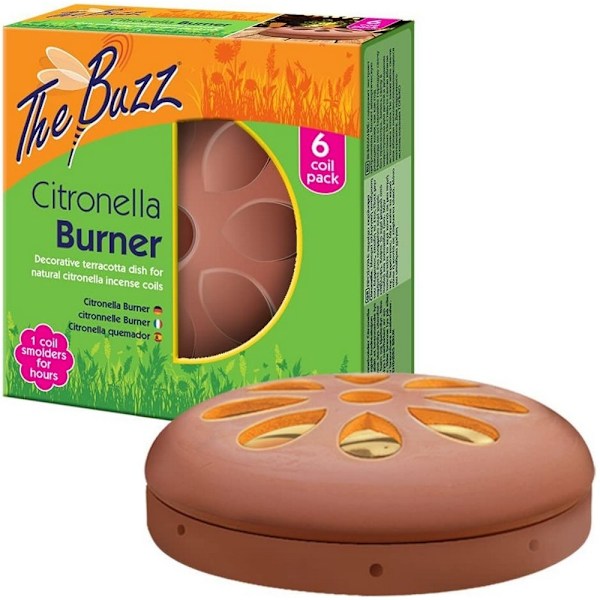 The Buzz Citronella Burner Coils (6-pack) One Size Orange Orange One Size