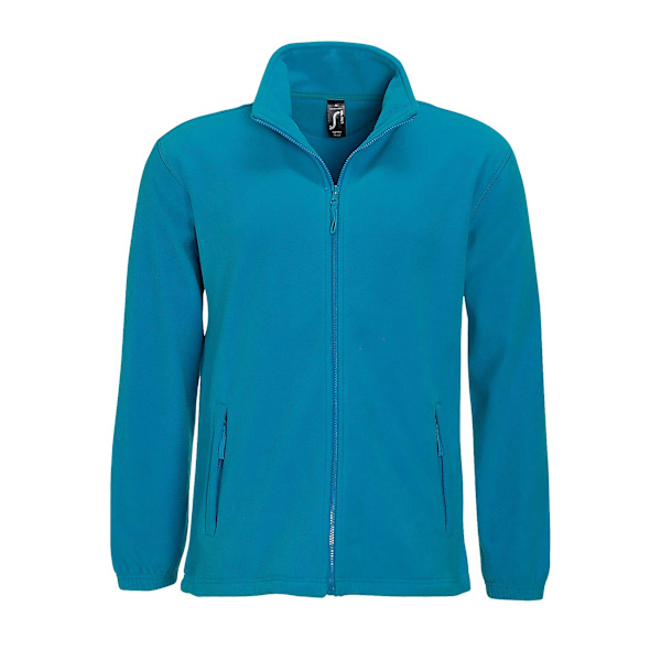 SOLS Herr North Full Zip Outdoor Fleece Jacka XXL Aqua Aqua XXL