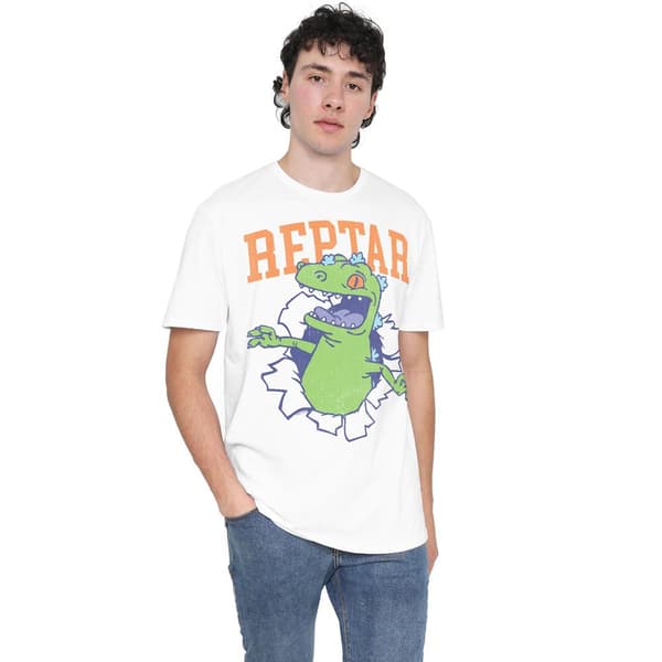 Rugrats Herrtröja Rip Reptar T-Shirt M Vit White M