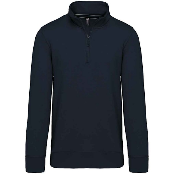 Kariban Herr Zip Neck Sweatshirt XS Marinblå Navy XS