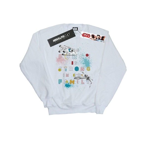 Star Wars Dam/Dam Force Family Sweatshirt L Vit White L