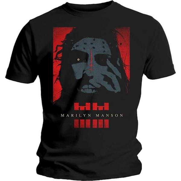 Marilyn Manson Unisex Rebel Bomull T-shirt M Svart Black M