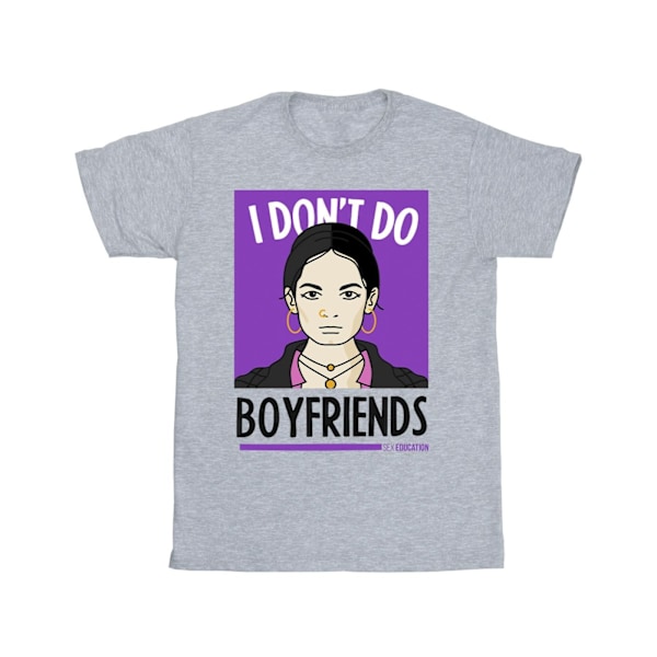 Netflix Mens Sex Education I Don´t Do Boyfriends T-Shirt 3XL Sp Sports Grey 3XL