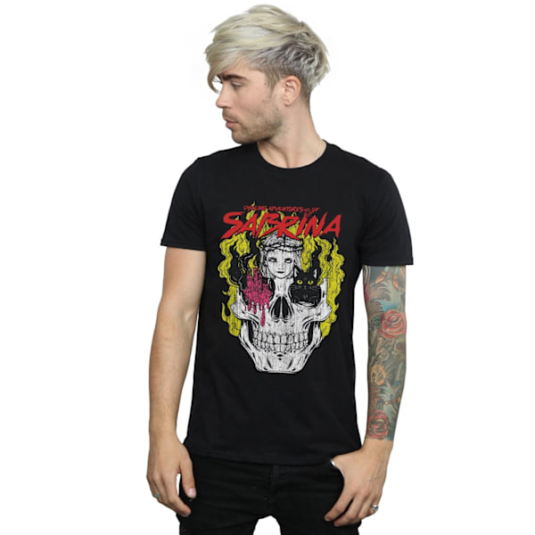 The Chilling Adventures Of Sabrina Herr Icon Skull T-Shirt S Svart Black S