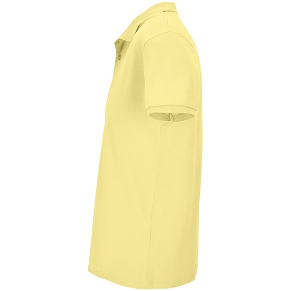 SOLS Herr Planet Piqué Ekologisk Pikétröja 3XL Ljusgul Light Yellow 3XL