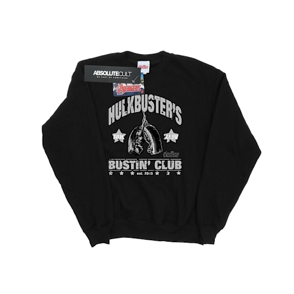 Marvel Mens Iron Man Hulkbuster´s Bustin´ Club Sweatshirt S Bla Black S