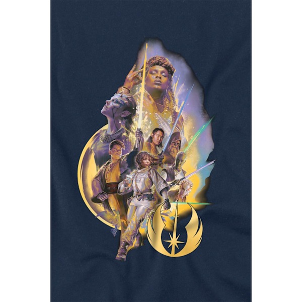 Star Wars: The Acolyte Herr T-shirt med gruppbild från High Republic Navy 3XL