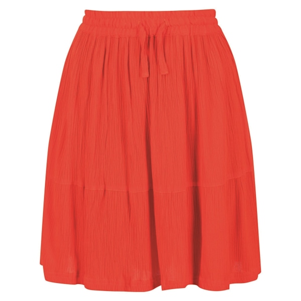 Regatta Dam/Kvinnor Hansika Tiered Kjolen 14 UK Crayon Crayon 14 UK