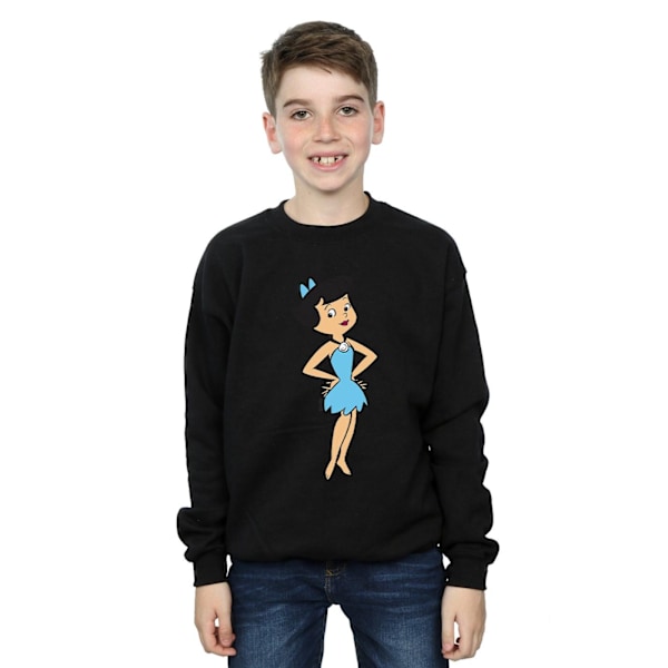 The Flintstones Boys Betty Rubble Classic Pose Sweatshirt 9-11 Black 9-11 Years