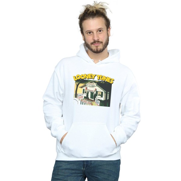 Looney Tunes Mens Elmer Fudd Welcome Easter Rabbit Hoodie S Whi White S