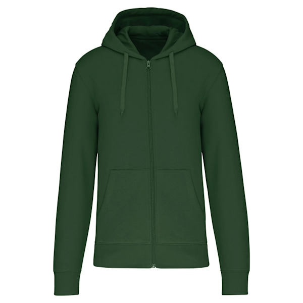 Kariban Eco-vänlig Full Zip Hoodie XXL Forest Green för män Forest Green XXL