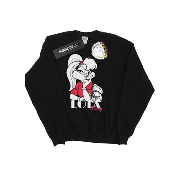 Looney Tunes Dam/Damer Klassisk Lola Bunny Heather Sweatshirt Black L