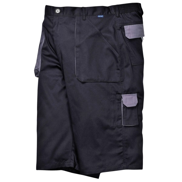 Portwest Herr Contrast Workwear Shorts M Svart Black M