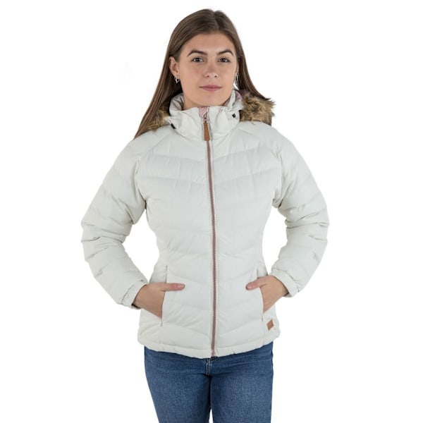 Trespass Womens/Ladies Nadina Vattentät Vadderad Jacka XS Vanil Vanilla XS