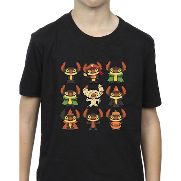 Disney Boys Lilo & Stitch Halloween Costumes T-Shirt 9-11 år Black 9-11 Years