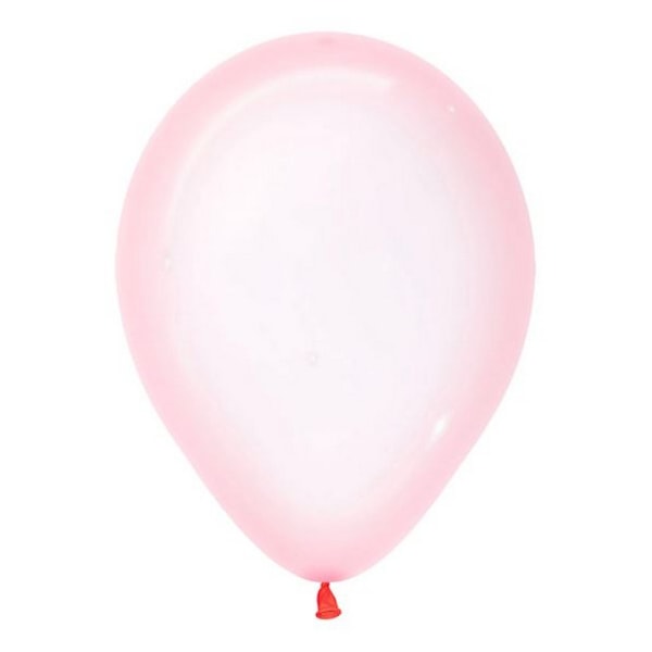 Amscan Sempertex Crystal Pastel Latexballonger (Förpackning om 50) En Pink One Size
