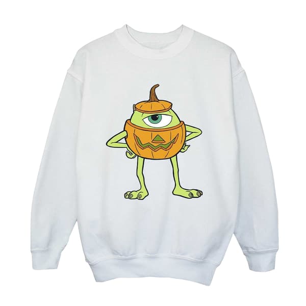 Monsters Inc Pojkar Mike Pumpa Halloween Tröja 9-11 År White 9-11 Years