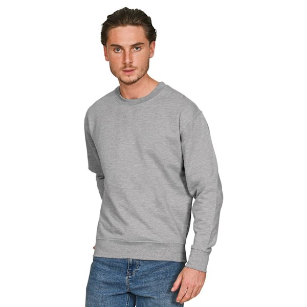 Casual Classics Herr Core Kammad Bomull Regular Sweatshirt S As Ash Grey S