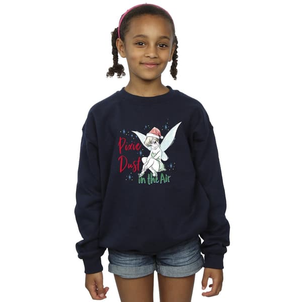 Disney Flickor Tingeling Pixie Dust Tröja 3-4 År Marinblå Navy Blue 3-4 Years