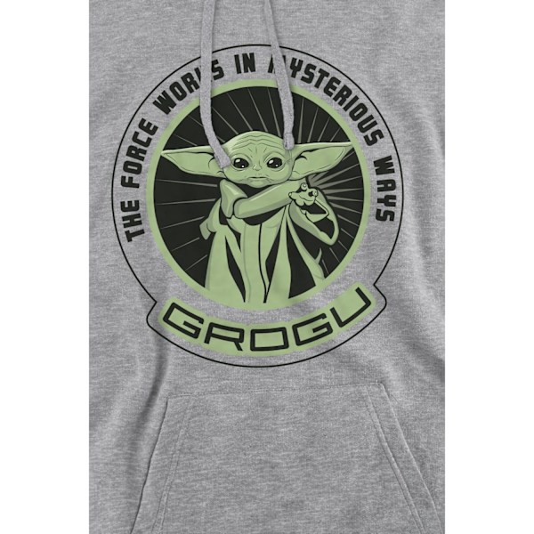 Star Wars: The Mandalorian Herrarnas Mystiska Vägar Grogu Hoodie L Sport Heather L