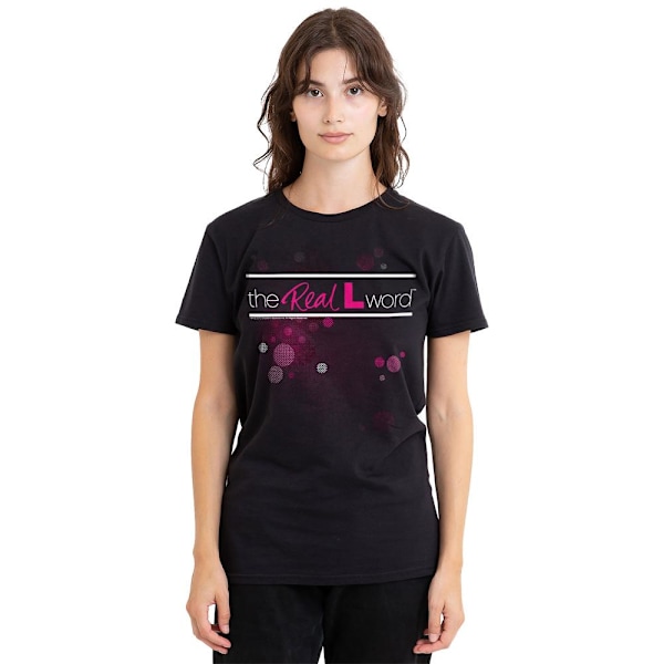 The Real L Word Unisex Vuxen Flashy Logotyp T-Shirt XL Svart Black XL