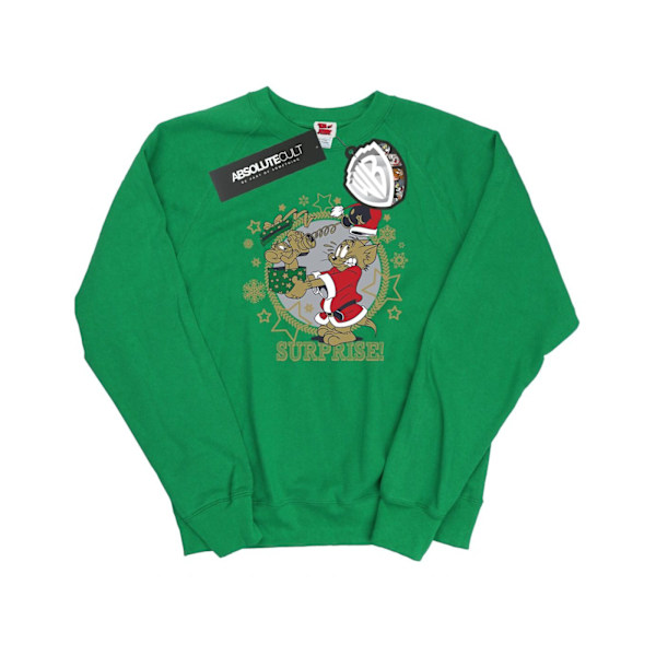 Tom And Jerry Dam/Damer Jul Överraskning Sweatshirt S Irländsk Grön Irish Green S