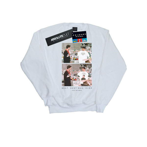Friends Girls Bästa Bästa Man Ever Sweatshirt 7-8 År Vit White 7-8 Years