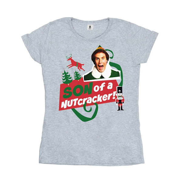 Elf Dam/Damer Son Of A Nutcracker Bomull T-Shirt M Sports G Sports Grey M