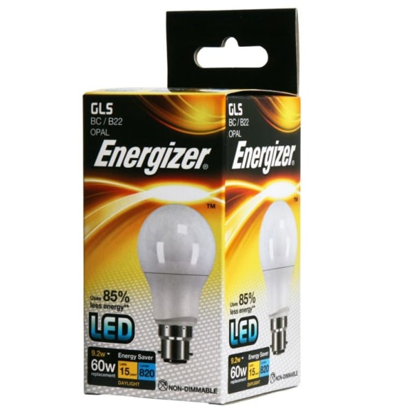 Energizer LED GLS 9,2w 820lm glödlampa B22 Daylight One Size W White One Size