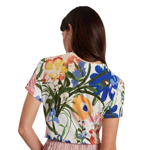 Ted Baker Dam T-shirt i bomull 8 UK Vit White 8 UK