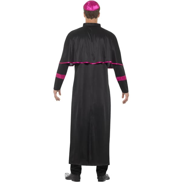 Smiffys Kardinaldräkt för män, set L Svart/Rosa Black/Pink L