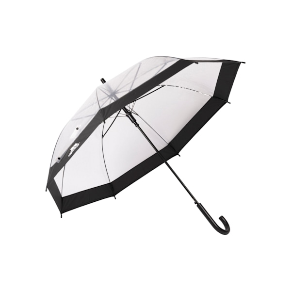 Trespass Unisex Vuxen Rainfall Clear POE Käpp paraply One Siz Black One Size