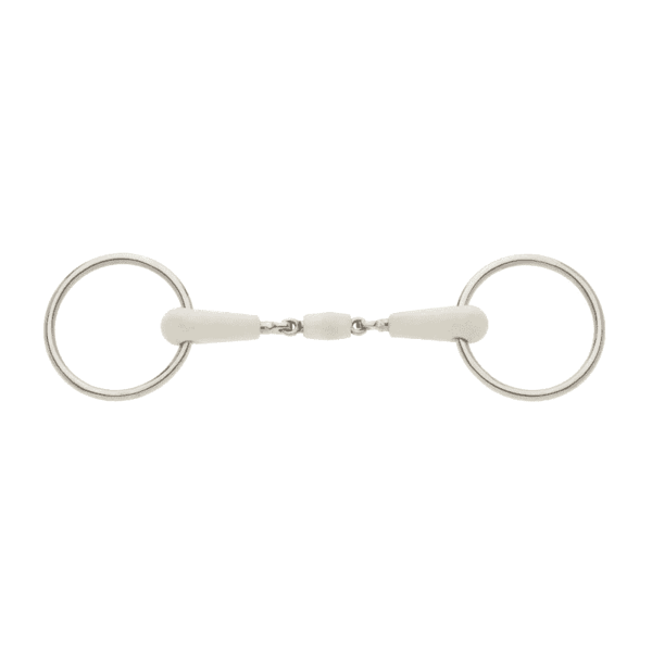 Lorina Flexi Peanut Joint Lös Ring Snaffle 6in Silver Silver 6in
