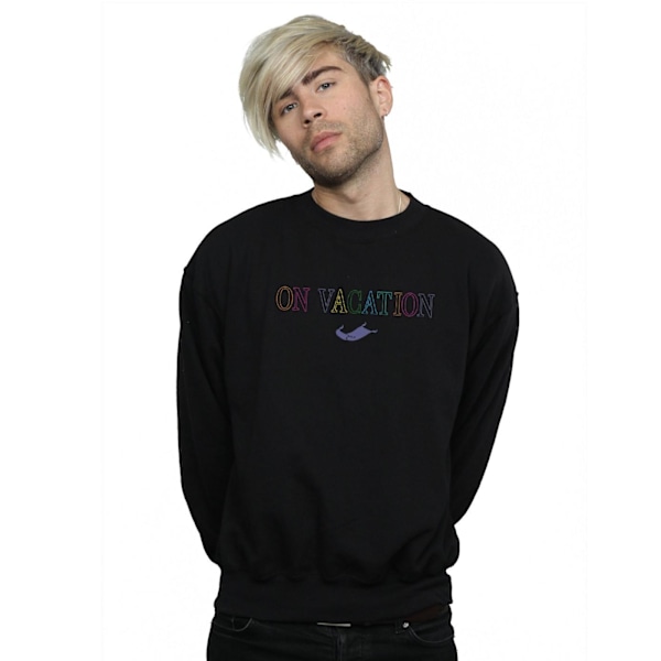 Disney Herr Aladdin På Semester Sweatshirt XL Svart Black XL