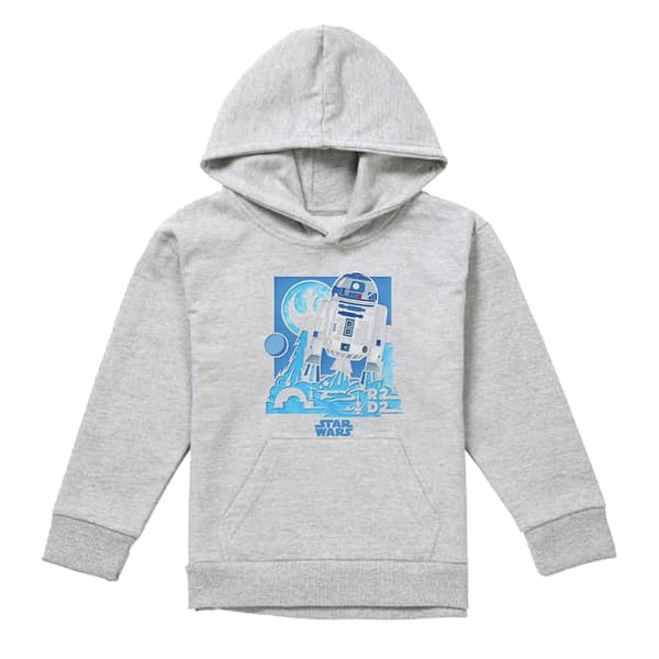 Star Wars Barn/Kids Pappersklipp R2-D2 Heather Pullover Hoodie Athletic 7-8 Years