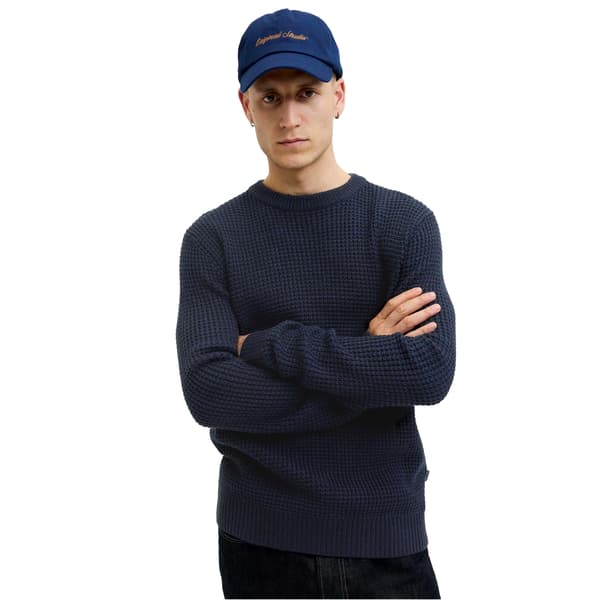 Jack And Jones Herrar Texturerad Långärmad Tröja S Sky Captain Sky Captain S