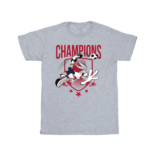 Looney Tunes Herr Bugs Bunny Champions T-shirt L Sports Grey Sports Grey L