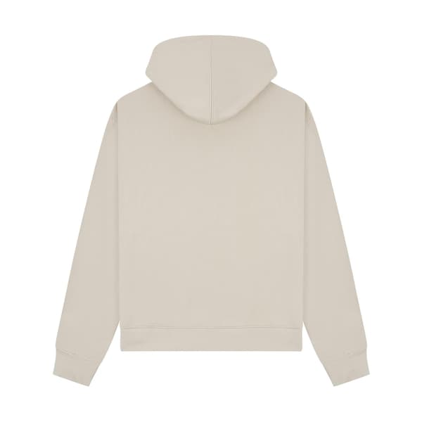 Casual Classics Unisex Vuxen Premium Kammad Bomull Oversized Hoodie Stone S