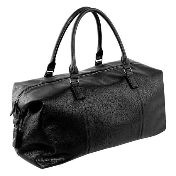 Quadra NuHude Faux Läder Weekender Holdall Väska One Size Svart Black One Size