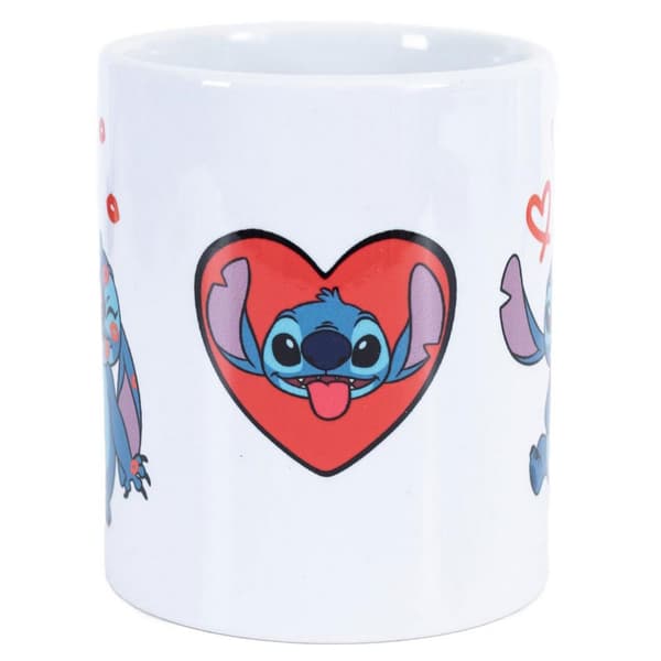 Lilo & Stitch Kärlek Mugg En Storlek Vit/Blå/Röd White/Blue/Red One Size
