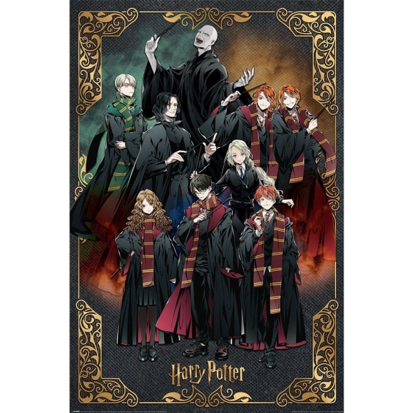 Harry Potter Wizard Dynasty Karaktärsaffisch 91,5 cm x 61 cm x 0 Multicoloured 91.5cm x 61cm x 0.1cm