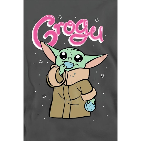 Star Wars: The Mandalorian Unisex Vuxen Grogu Bubble Sweatshirt Charcoal XXL