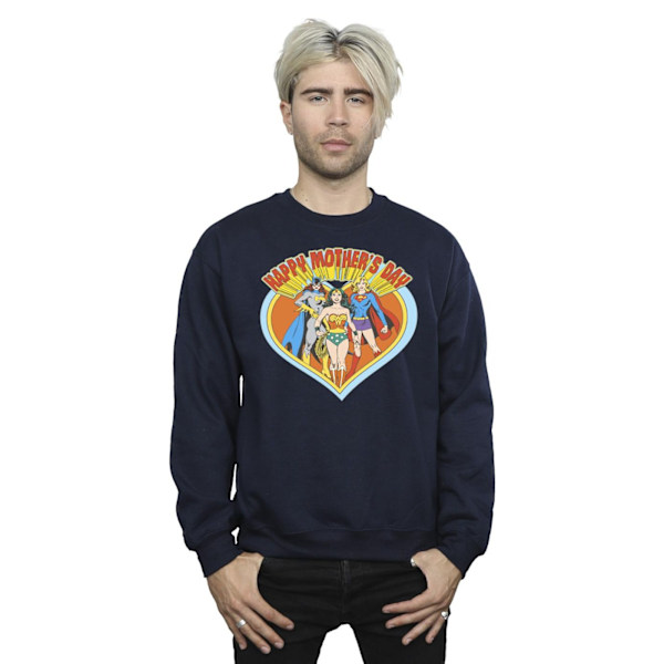 DC Comics Herr Wonder Woman Mors Dag Sweatshirt XXL Marinblå Navy Blue XXL